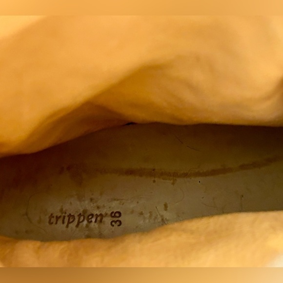 Trippen Metallic Leather Mid Rise Ankle Boots Size 36/6 - Picture 11 of 13